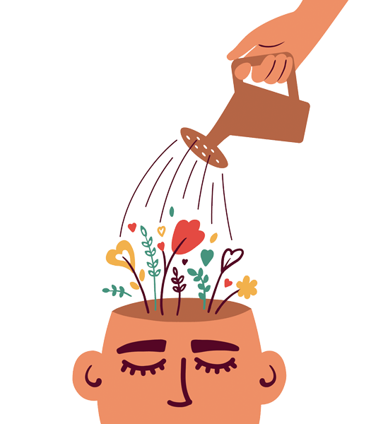 Person holding a sparkler, wellbeing and positive vibes